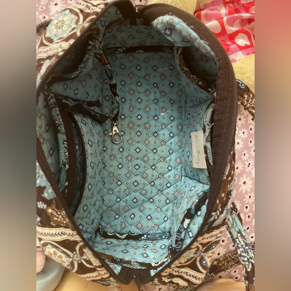 Vera Bradley Java Blue Mini Bowler - Picture 3 of 6
